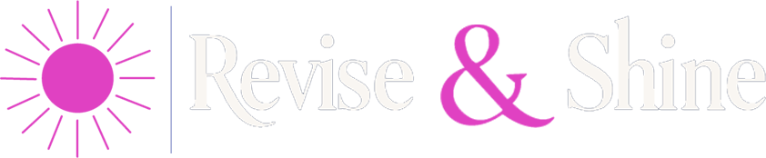 Revise & Shine logo with full sun